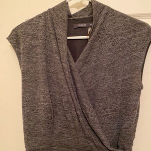 Theme Grey wrap dress
